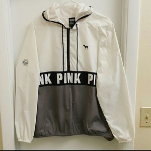 worn twice Rare vs pink cutest Windbreaker jacket